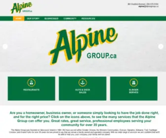 Alpinegroup.ca(Alpine Group) Screenshot