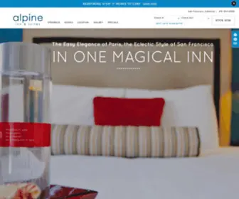 Alpineinnsuites.com(Alpine Inn a San Francisco Airport Hotel in Daly City California) Screenshot