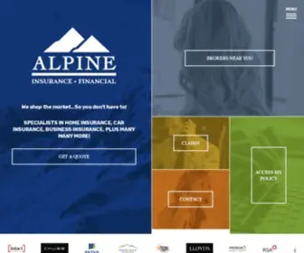 Alpineinsurance.ca(Auto Car Insurance Brokers) Screenshot