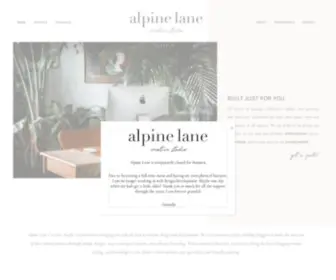 Alpinelanecreative.com(Alpine Lane Creative Studio) Screenshot