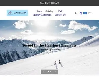 Alpinelayer.com(Alpine Layer) Screenshot