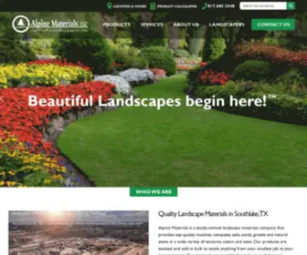 Alpinematerials.com(Alpine Materials) Screenshot
