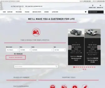 Alpinemotors.net Screenshot