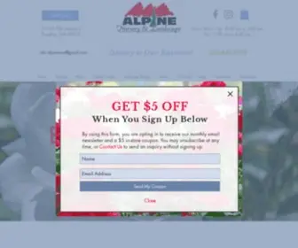 Alpinenurs.com(Garden Nursery) Screenshot