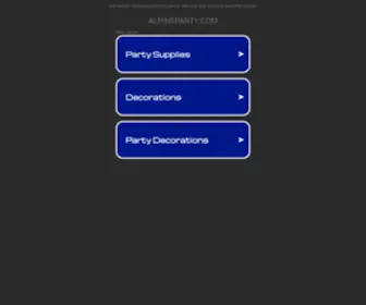 Alpineparty.com(Alpine Party Rentals) Screenshot