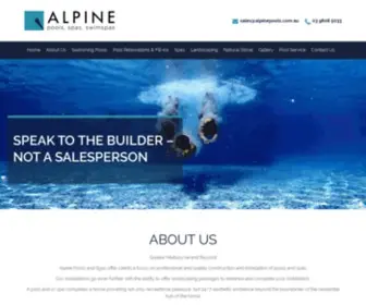 Alpinepools.com.au(Alpine) Screenshot