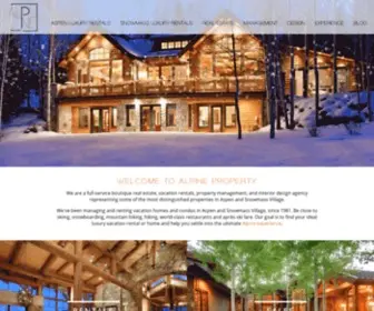 Alpineproperty.com(Alpine Property) Screenshot