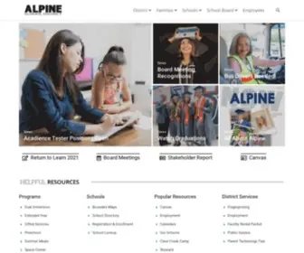 Alpineschools.org(Alpine School District) Screenshot