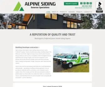 Alpinesidingpros.com(Alpine Siding) Screenshot