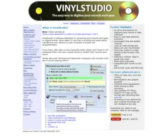 Alpinesoft.co.uk(Record LPs and Tapes to CD and MP3 on your PC or Macintosh) Screenshot