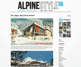 Alpinestyle56.com(ALPINE LIFESTYLE) Screenshot