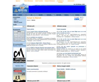 Alpinet.org(Astazi la Alpinet) Screenshot