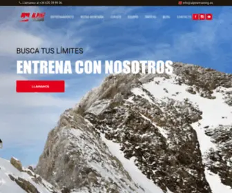 Alpinetraining.es(Inicio) Screenshot