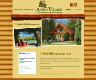 Alpinevillagejasper.com(Alpine Village Cabin Resort) Screenshot
