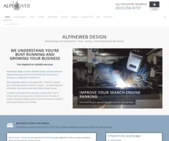 Alpineweb.com(AlpineWeb Design Website Design and Development) Screenshot