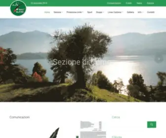 Alpinicomo.it(Associazione Nazionale Alpini Como) Screenshot