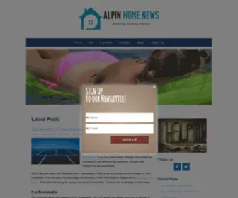 Alpinigenova.org(Making homes better) Screenshot