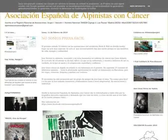 Alpinistasconcancer.org(Asociación) Screenshot