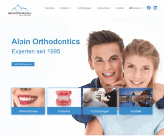 Alpinorthodontics.ch(Experts in Orthodontics) Screenshot