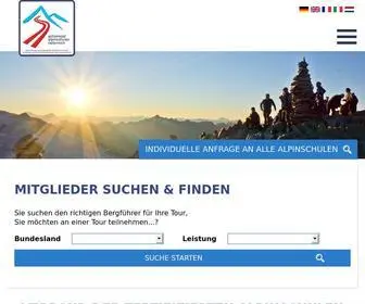 Alpinschulen.at(Bergführer) Screenshot