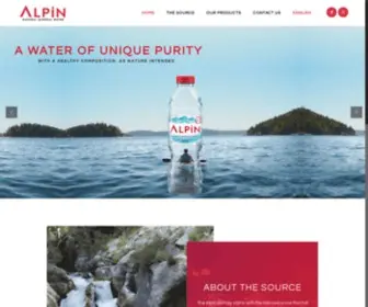 Alpinwater.com(Alpin Water) Screenshot