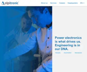 Alpitronic.it(Power Electronics & Engineering from South Tyrol) Screenshot