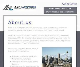 Alplawyers.com(Legal Practice Management Software) Screenshot