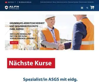 ALPN-Security.ch(ALPN Safety & Security Services) Screenshot