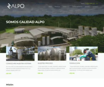 Alpo.com.co(Primera Planta Productora de Biodiesel con Tecnología Colombiana) Screenshot