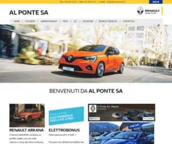 Alponterenault.ch(GARAGE AL PONTE SA) Screenshot