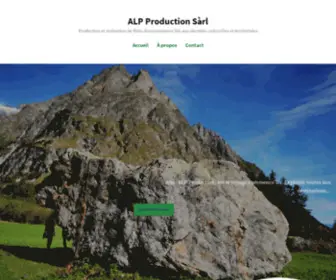 Alpproduction.com(ALP Production Sàrl) Screenshot