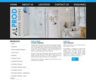 Alprodshowerdoors.co.za(Alprod Shower Doors) Screenshot