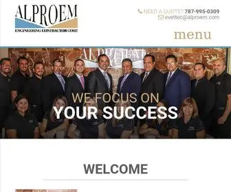 Alproem.com(Construction) Screenshot