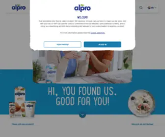 Alprosoya.co.za(Alpro) Screenshot