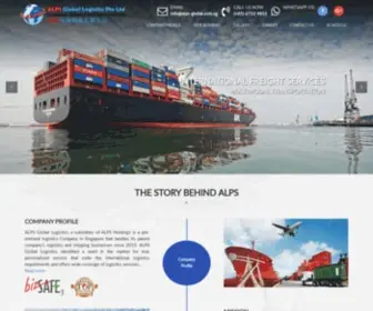 ALPS-Global.com.sg(One Stop Logistics Solution Provider in Singapore) Screenshot