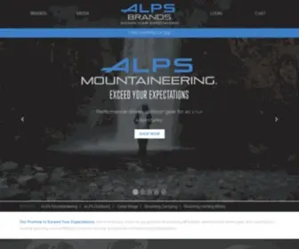 Alpsbrands.com(Alps brands) Screenshot