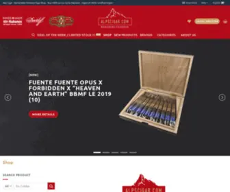 Alpscigar.com(Alps Cigar) Screenshot