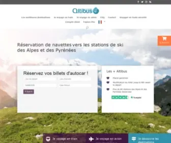 Alpski-Bus.com(Navettes vers stations de ski des Alpes et Pyrénées) Screenshot
