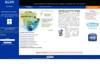 Alpssoftwares.com(MLM software in india) Screenshot