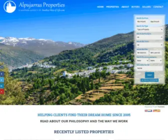 Alpujarrasproperties.com(Andalucia Property For Sale) Screenshot