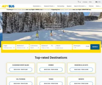 Alpybus.com(Geneva transfers to Chamonix) Screenshot
