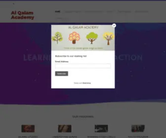 Alqalam.ca(Al Qalam Academy) Screenshot