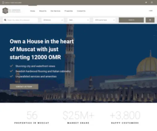 Alqandeel.com(Al Qandeel Real Estate Properties) Screenshot