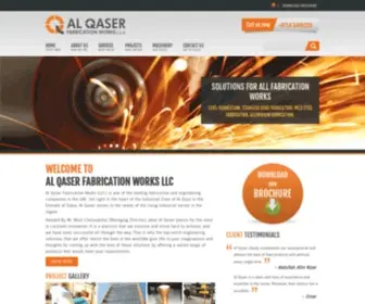 Alqaser.com(Al Qaser Fabrication Works) Screenshot