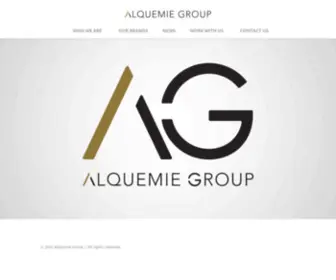 Alquemiegroup.com(A new leader in Australasian retail) Screenshot