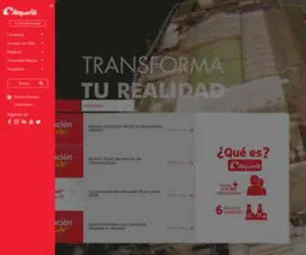 Alqueria.com.co(Empresa Colombiana de Lácteos y Alimentos) Screenshot