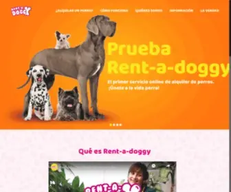 Alquilaunperro.com(Alquiler de perros para uso personal) Screenshot