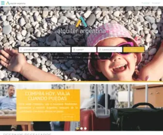 Alquilerargentina.com(Alquiler temporario en Argentina. Encontrá los mejores alquileres temporarios para tus vacaciones) Screenshot