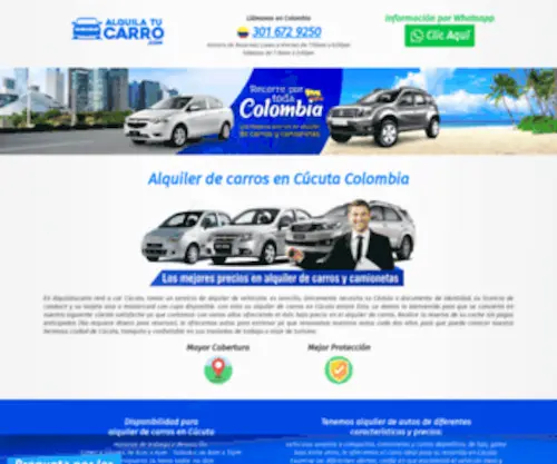 Alquilerdecarroscucuta.com(Somos una agencia de alquiler de carros en Cúcuta Colombia) Screenshot