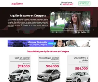 Alquilerdecarrosencartagena.com(ALQUILER DE CARROS EN Cartagena $58.000 DIA/MES) Screenshot